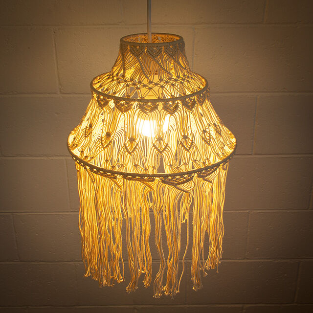Macrame Lampshade - Trade Aid NZ