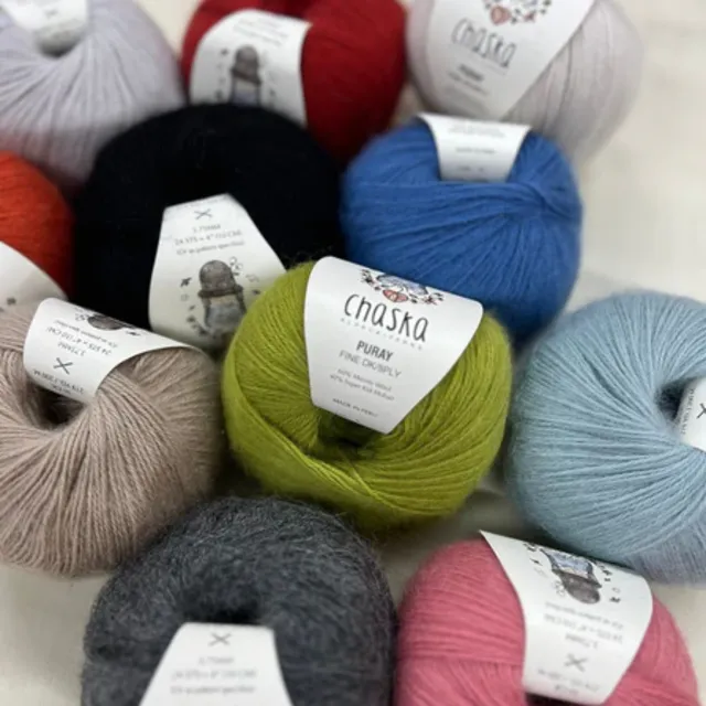 Chaska Puray Merino/Mohair DK/8Ply