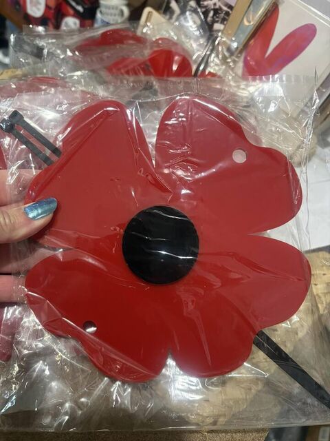 Vehicle Poppy- Heavy Duty Acrylic